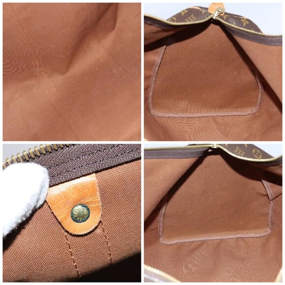 LOUIS VUITTON Monogram Keepall 60 Boston Bag M41422 LV Auth MY273 - Picture 15 of 16